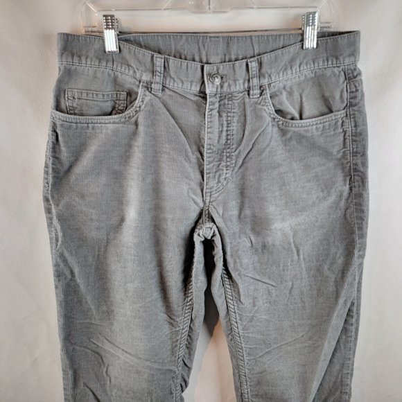 Brooks Brothers Pants Mens 34x32 Grey Corduroy Classiccore Outdoors Normcore - Picture 2 of 13